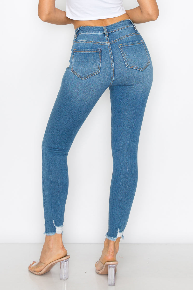 Lucia - High Rise Destructed Skinny