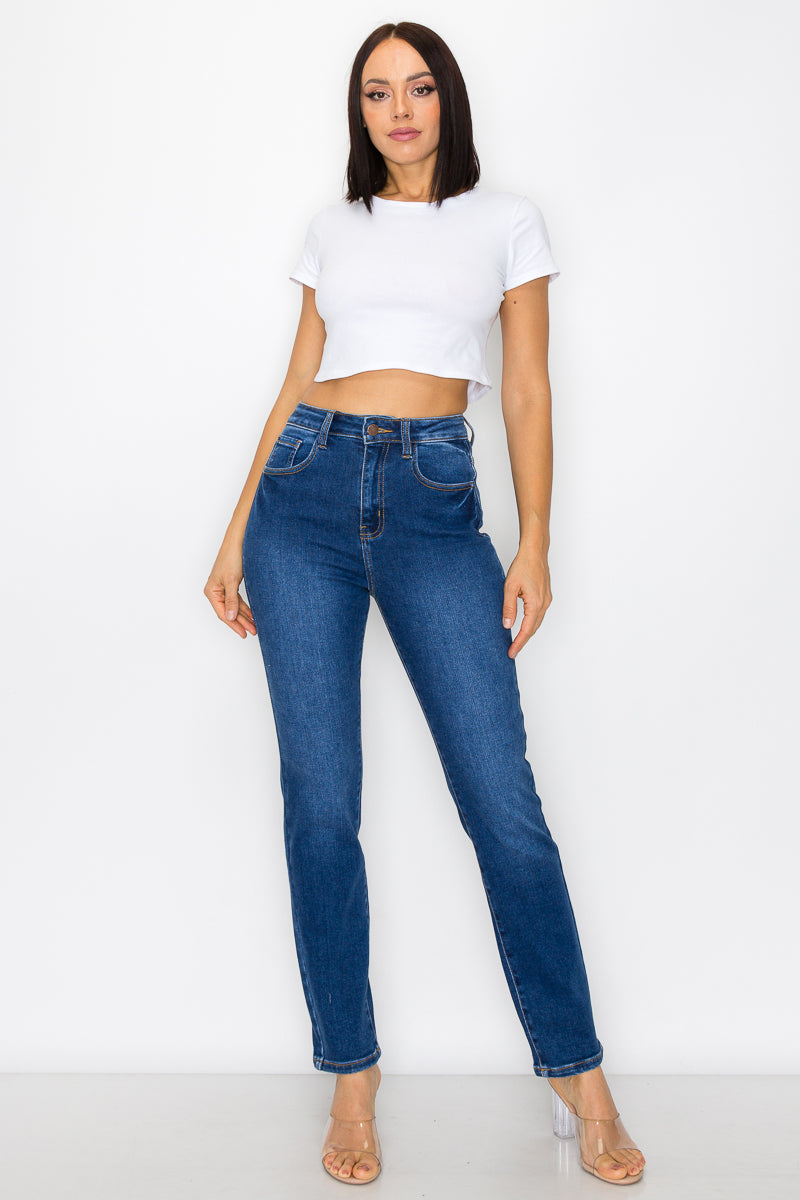 Elsie - Classic Super High Rise Premium Mom Jeans