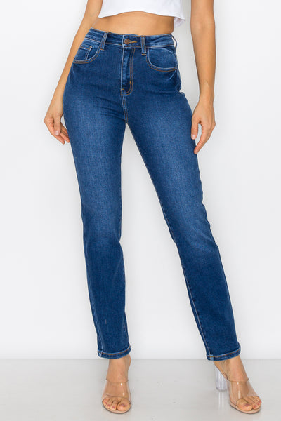 Elsie - Classic Super High Rise Premium Mom Jeans