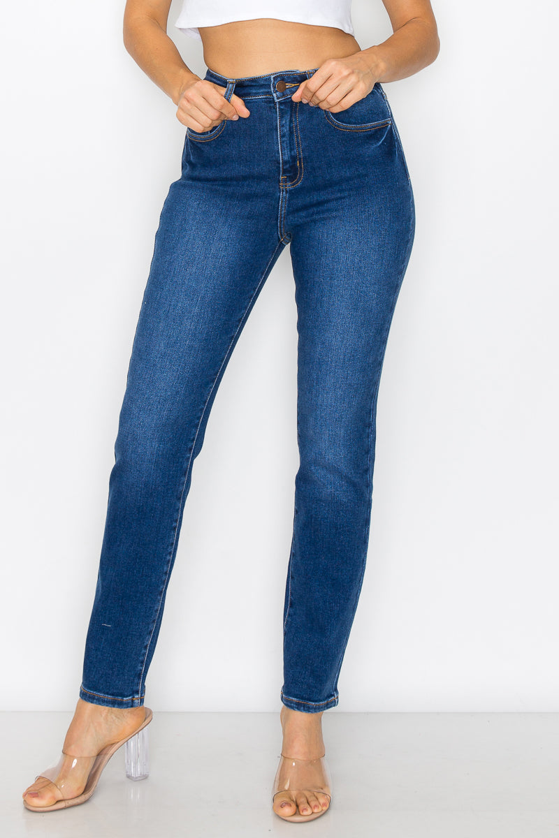 Elsie - Classic Super High Rise Premium Mom Jeans