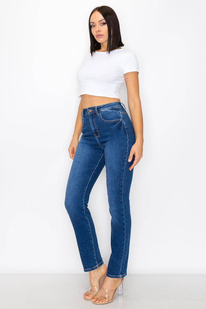 Elsie - Classic Super High Rise Premium Mom Jeans